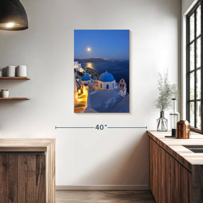 Aime Lune sur la ville d'Oia II