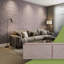 Panneau de faux béton à face divisée EverStone, l 81 1/4 po x H 9 po x P 1 1/4 po, brun mauve-122477298