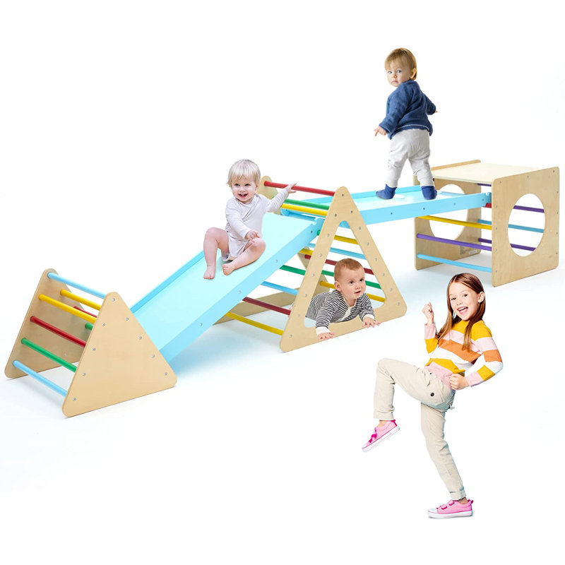Ensemble de jouets d'escalade en bois 5 en 1