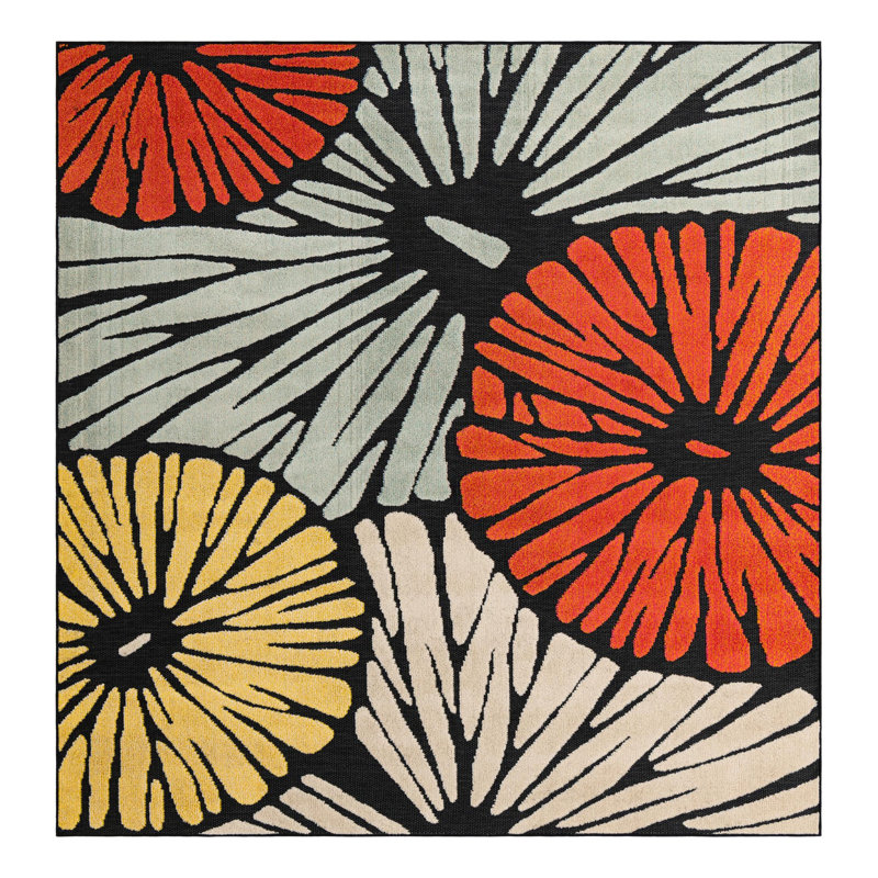 Tapis Bungalow Rose Cabana Caimin, Carré 7 pi 10 po