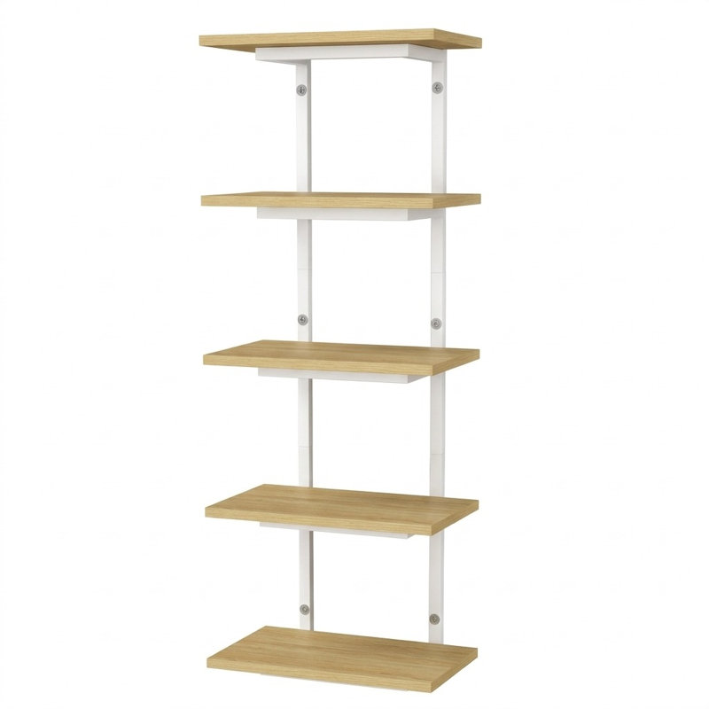 5-Tier Floating Wall Shelf for Modern Decor