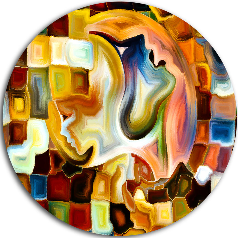 «Way of Inner Paint», reproduction d'impression sur métal, H 11 po x l 11 po x P 1 po