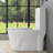 One Piece Toilet With Comfort Height And Soft-Closing Seat, Poweful Dual Flush 1/1.6 GPF,  Standard Toilet For Bathroom, Ceramic Nano-Glazed Surface, Full Skirted