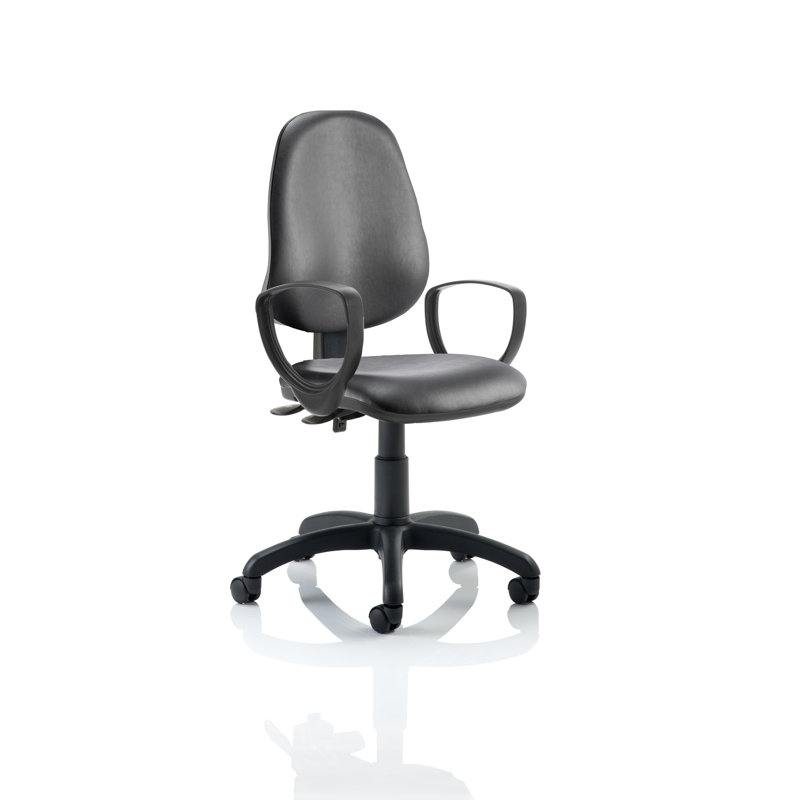 Ortis Polyester Blend Office Chair, Fixed