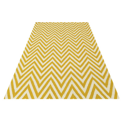 Chevron Wool Hand Woven Area Rug