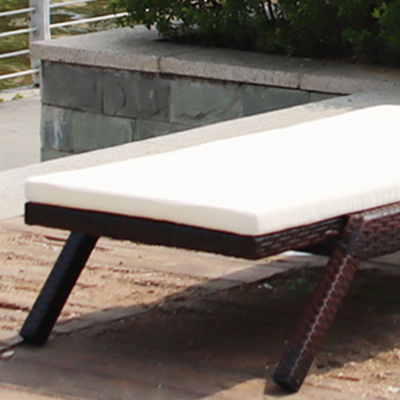 Krashana Outdoor Chaise Lounge Set with Table , Cushion Included