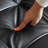 Retro Black Mid-Century High-End Sofa