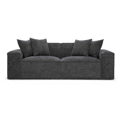 Cherylee Chenille Basketweave Modular Loveseat