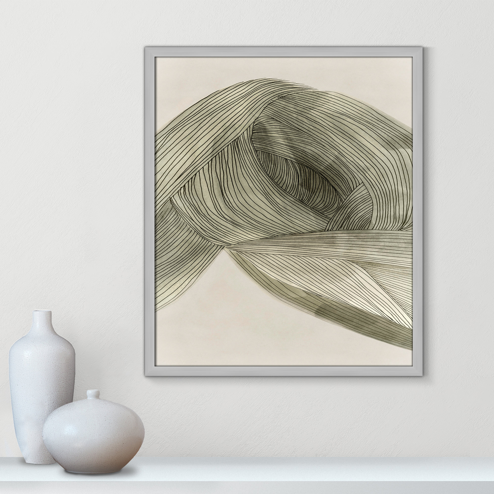 Dreaming In Pastel I, Matte Silver, 25.5" H x 21.5" W x 0.75" D