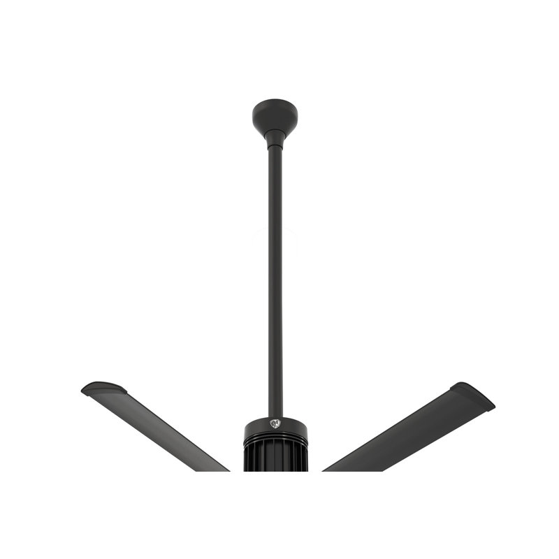 Tiges de ventilateur de plafond i6, 36 pouces, Noir