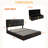 Queen Size Upholstered Platform Bed With Hydraulic Storage System
