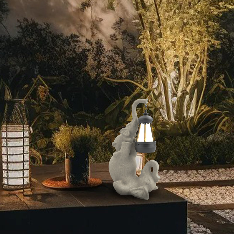 Resin Garden Statue, Beige
