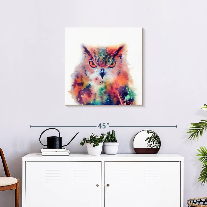 Crowle The Wise, 24" H x 24" W