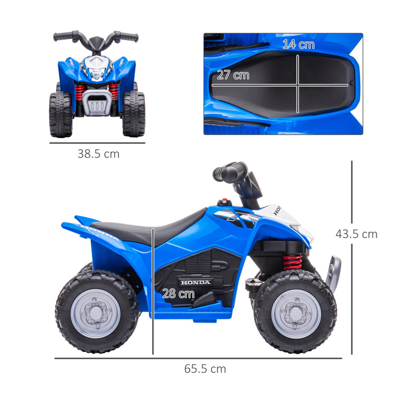 Chantis Metro Lane Battery Powered Ride On, Blue
