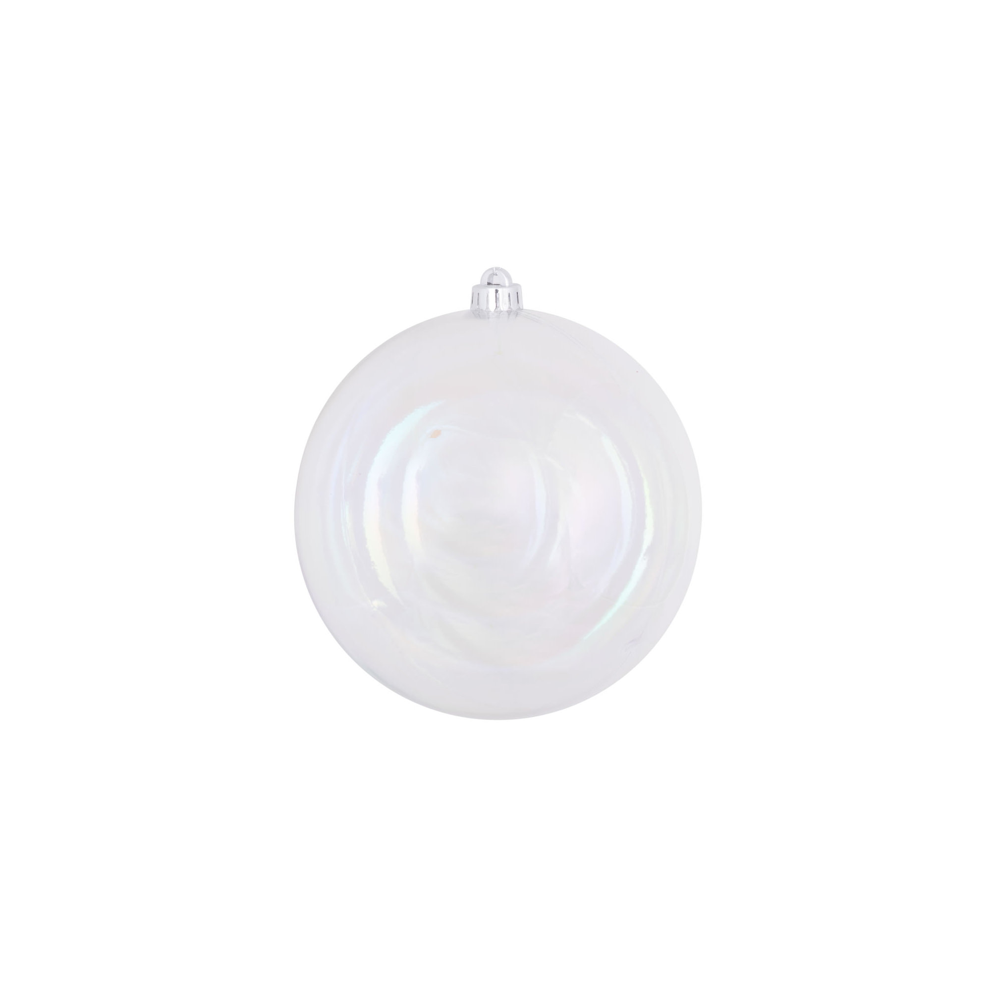 Holiday Décor Ball Ornament, Clear Translucent