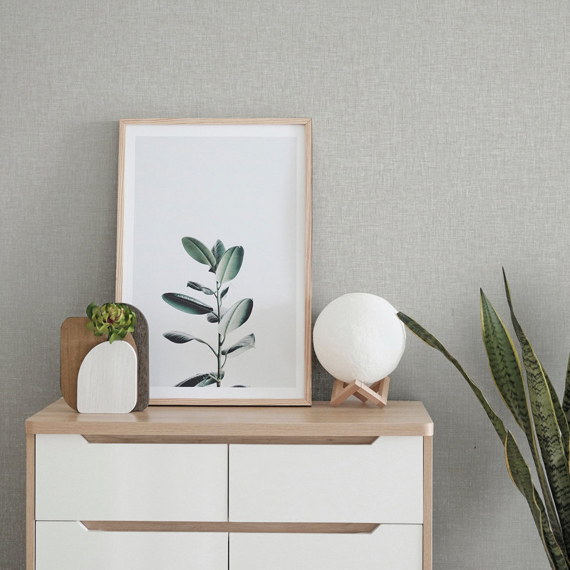 Maisie Wallpaper, Light Gray