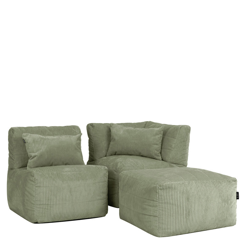 Corduroy Bean Bag Set