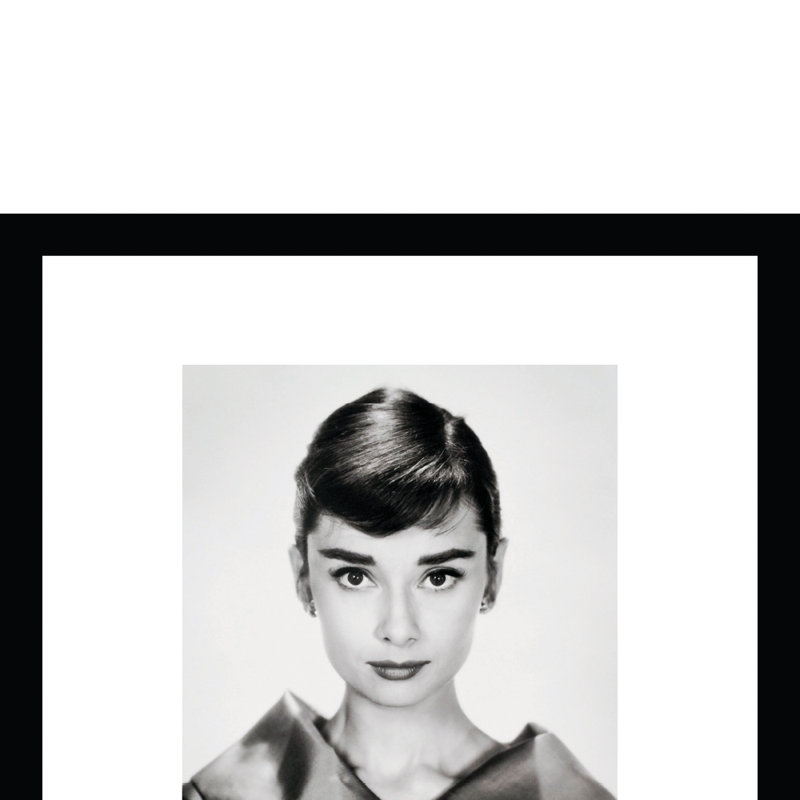 Audrey Hepburn, mode encadrée