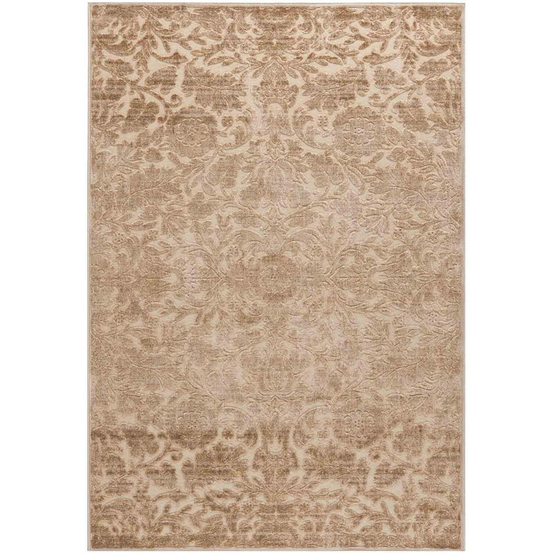 Heritage Martha Stewart Viscose And Chenille Floral Rug, Rectangle 3'3" x 5'7"