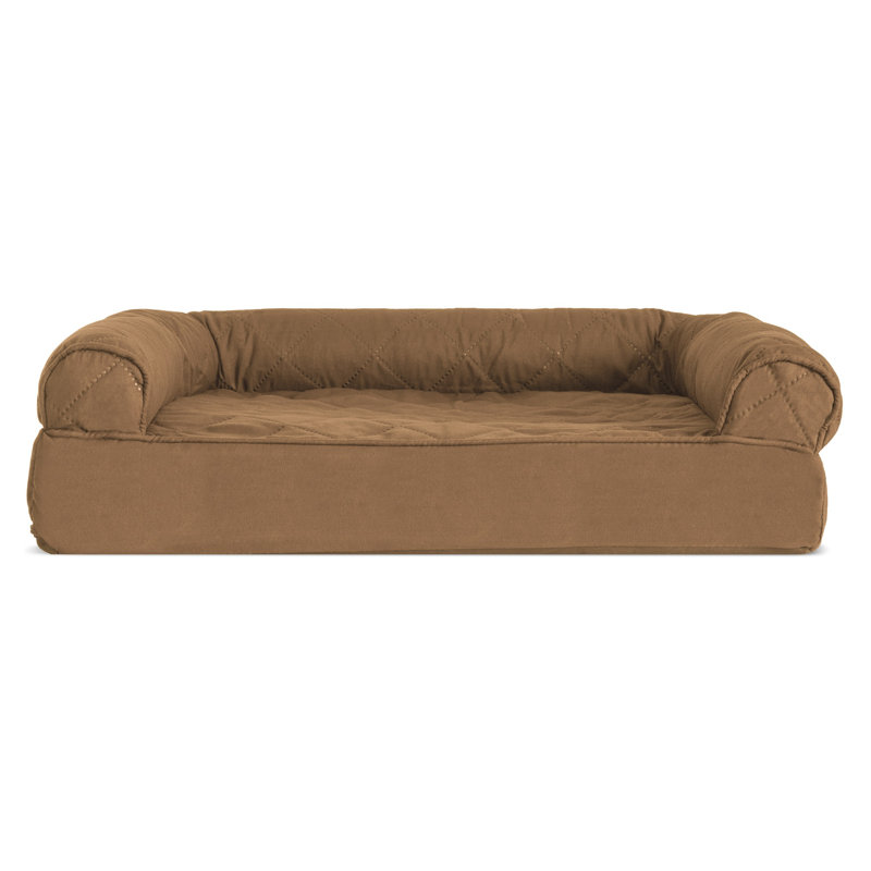 Orthopedic Polyester Pet Bed, Toasted Brown, Large (36" W x 27" D x 6.5" H)