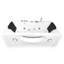 Baignoire tourbillon blanche 2 personnes 71 po x 36 po avec double pompe Harmony