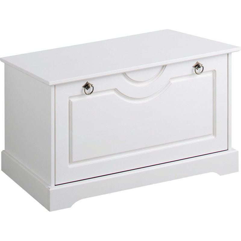 9 Pair Solid Wood Shoe Storage Cabinet, White