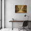 Art mural en métal doré Away 'By Luxe, 36 po x 24 po-133250371