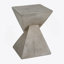 Table d'appoint moderne - Élégante table de bout compatible avec le salon, la chambre à coucher ou le bureau - Mobilier de maison polyvalent avec design et fabrication robuste, couleur gris clair-683062687