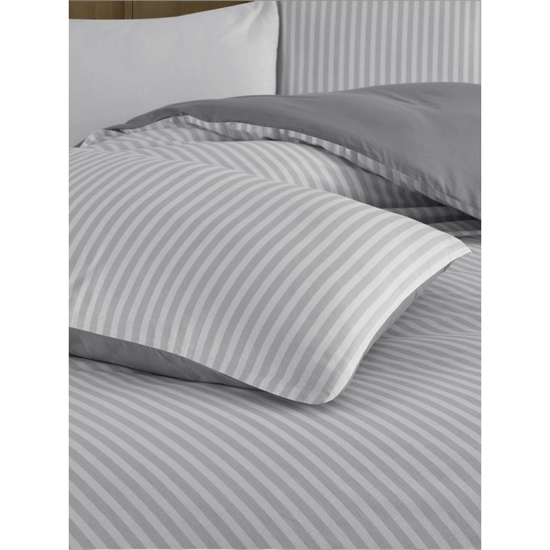  Ensemble de housse de couette double face standard en coton 5 pièces, Housse de couette pour très grand lit + 4 taies d