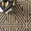 Tapis intérieur / extérieur gris anthracite / beige Gisela-619712905