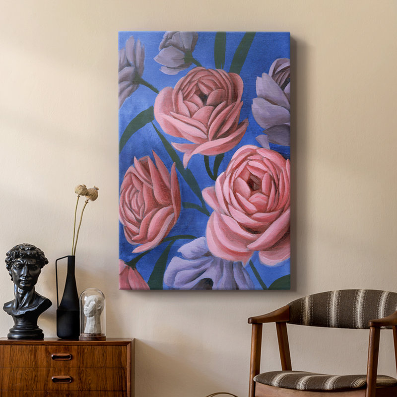 «Layered Petals I» - galerie sur mesure Cavas, H 36 po x l 24 po