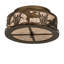 Rustic Lodge 2 - Light Semi Flush Mount