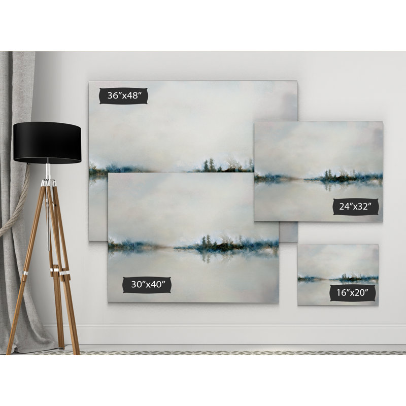 « Calm Morning » - reproduction sur toile, H 16 po x l 20 po x 1,5 po