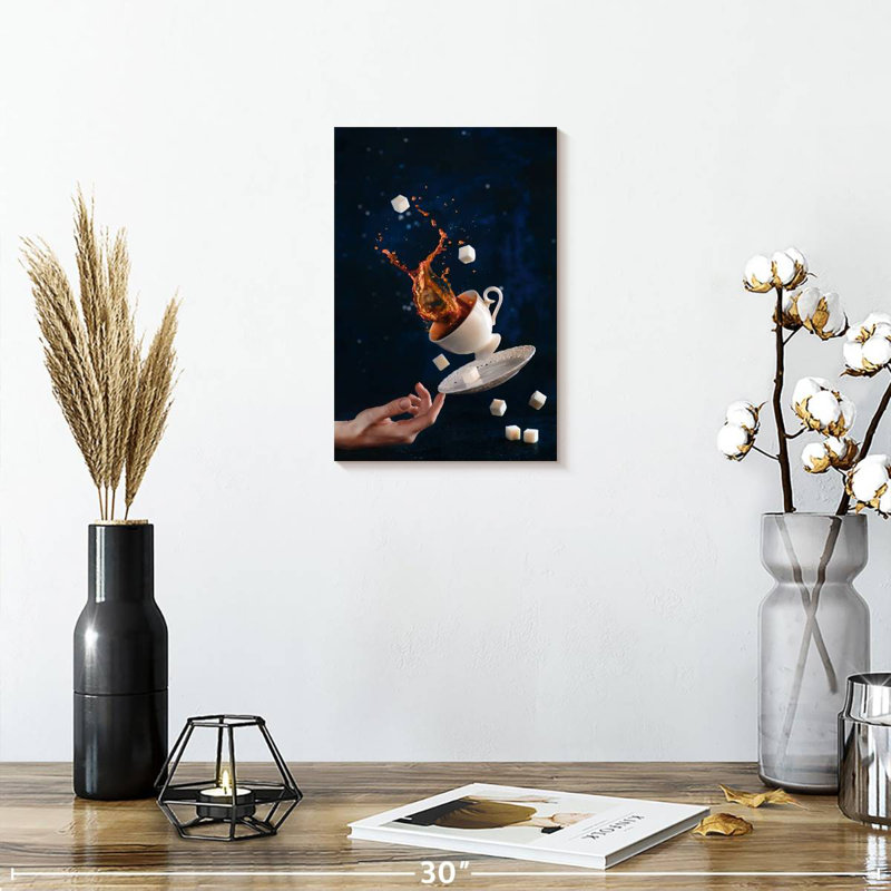 Yarlin Sweet Coffee Splash, H 12 po x l 8 po