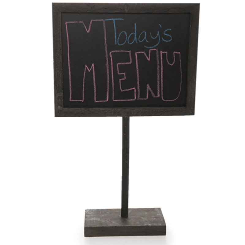 Tableau noir en bois, Anthracite, H 1 pi 11 po x l 1 pi