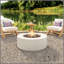 Table ronde de foyer d'extérieur au propane en acier 50000 BTU pour le jardin extérieur-126106986