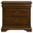 Leonide Brown Cherry 2-drawer Nightstand
