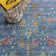 Tapis bleu Levittown