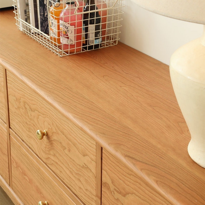 Modern Solid Wood TV Cabinet