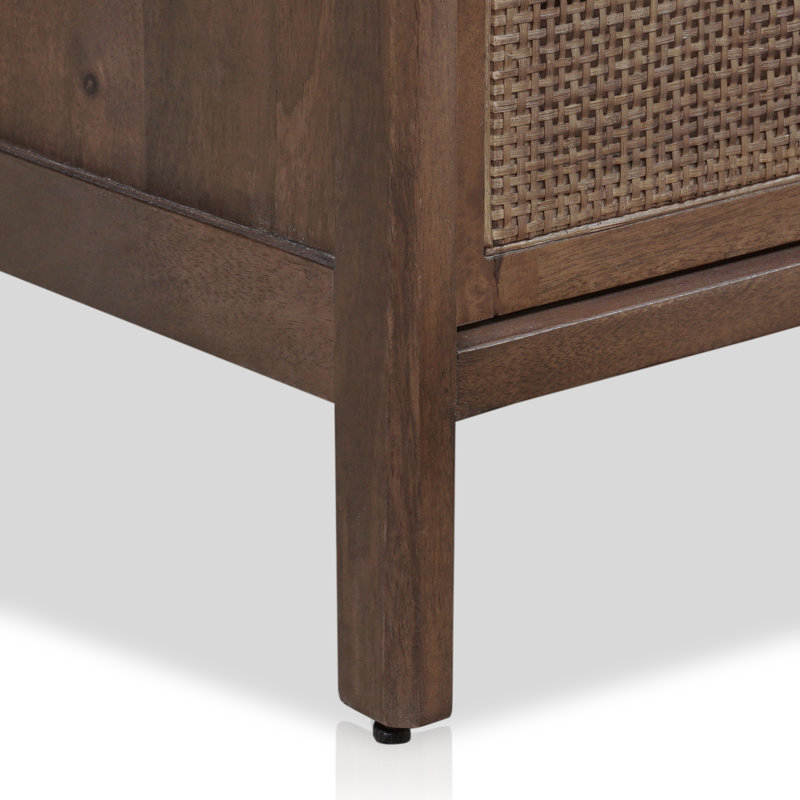 Commode 3 tiroirs Nellie, Brun délavé