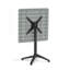 Reiban Square Metal Folding Outdoor Bistro Table , 67cm cm W 67cm cm D-329943558