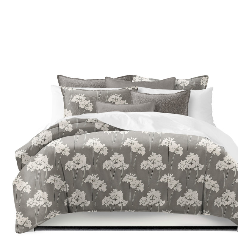 Sunny Vale Mocha Standard Cotton 2 Piece Coverlet Set, Twin Coverlet  + 1 Standard Sham