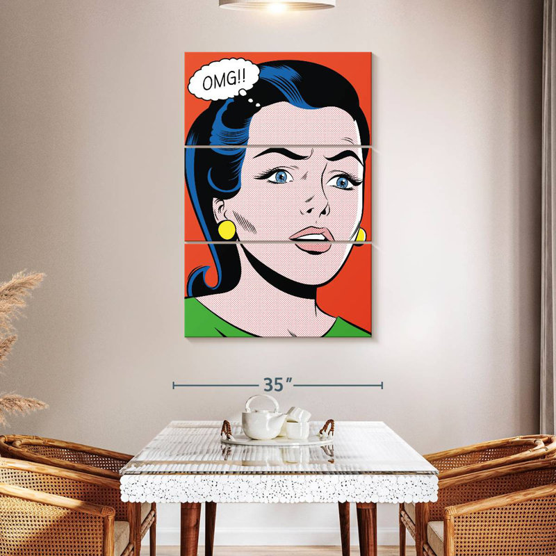 Leisha OMG, 65" H x 42" W