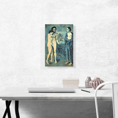 «Life, La Vie 1903» par Pablo Picasso, reproduction d'art sur toile tendue