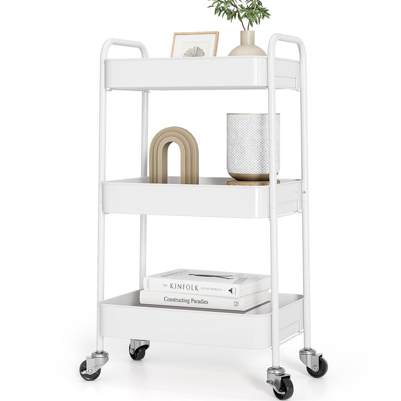 79cm H x 44cm W Utility Cart, White