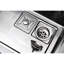 Lavabo de cuisine en acier inoxydable 304 de style cascade de pluie avec évier de drainage gris
