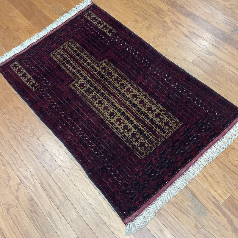  Handmade Balouchi Wool Rug