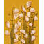 Linocut Flower Meadow Mustard Yellow-2009561261