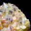 Hématite et goethite inclus Quartz sur la fluorescente - Sidi Said, Maroc