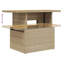  Ensemble de canapé de jardin en rotin PE beige et gris clair grand